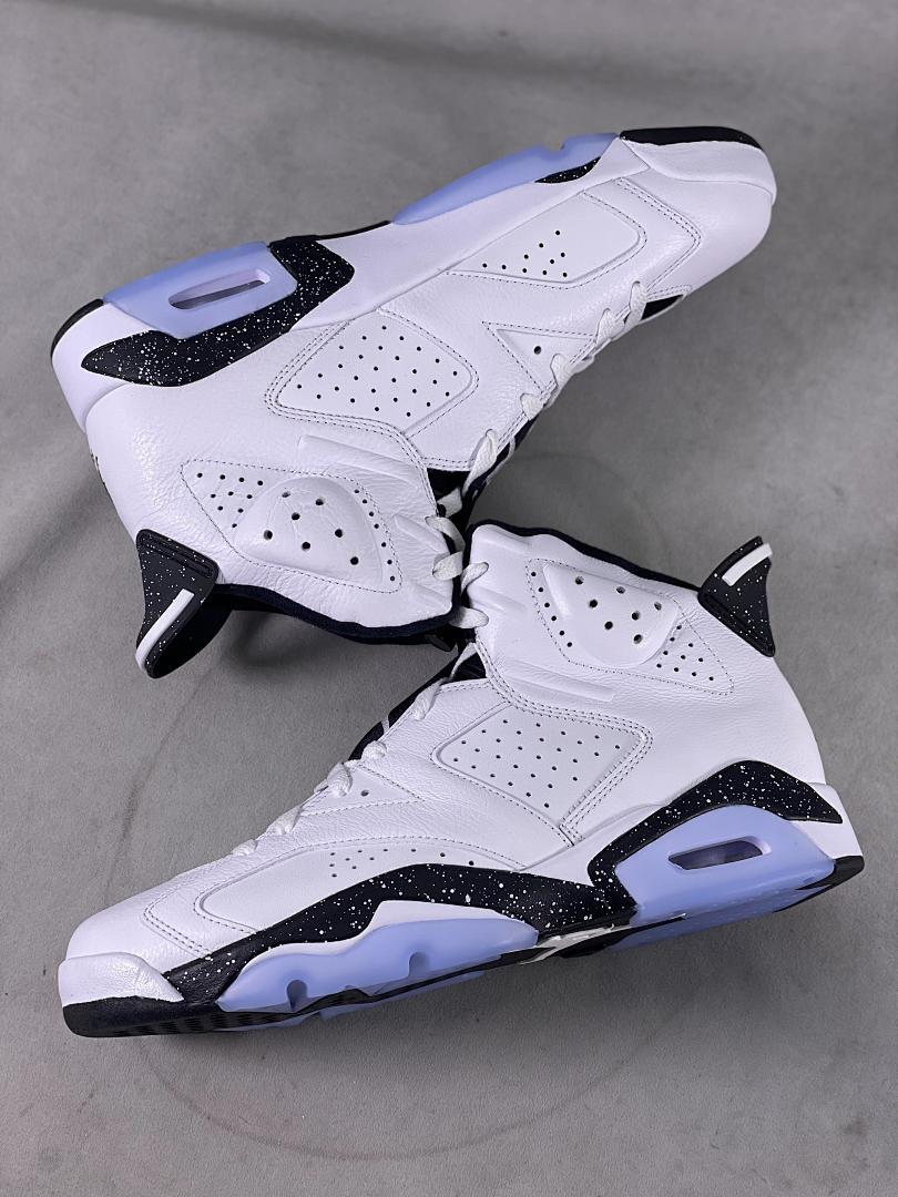 Nike Air Jordan 6 Retro White Black CT8529-100 Men's Basketball Sneakers Shoes (Oreo)