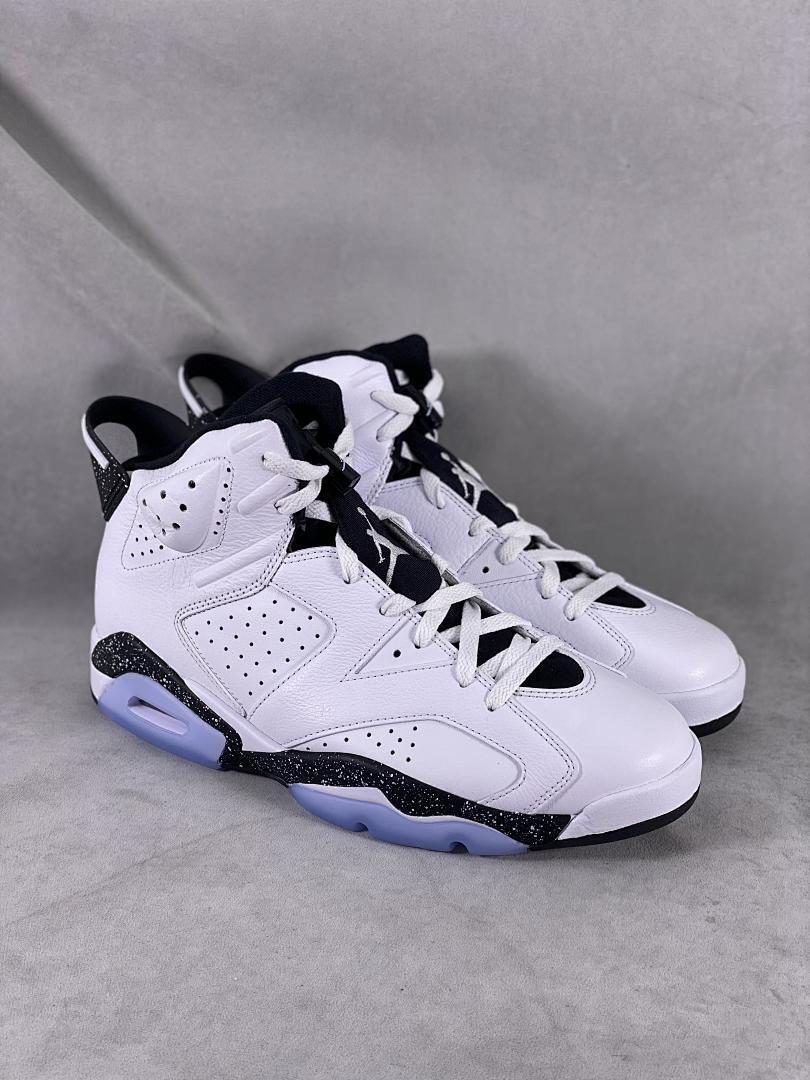 Nike Air Jordan 6 Retro White Black CT8529-100 Men's Basketball Sneakers Shoes (Oreo)