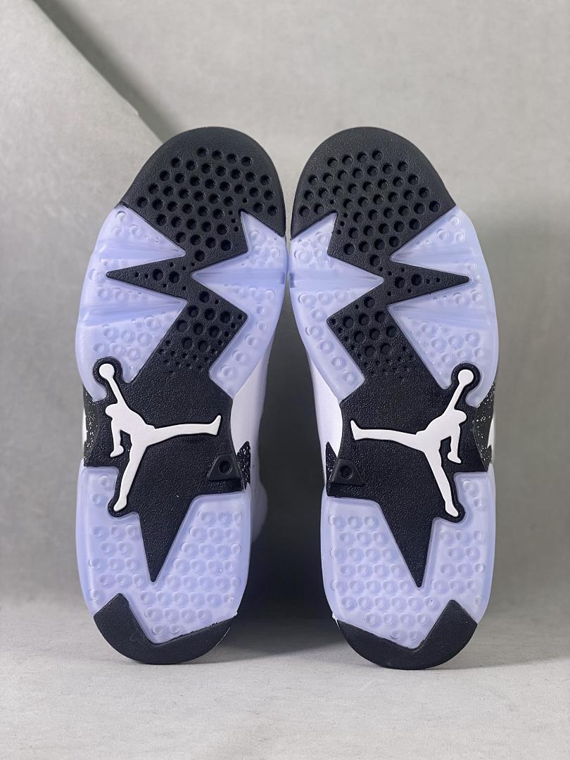 Nike Air Jordan 6 Retro "Oreo" White Black Speckle Shoes Men's Basketball Sneakers 384664-101