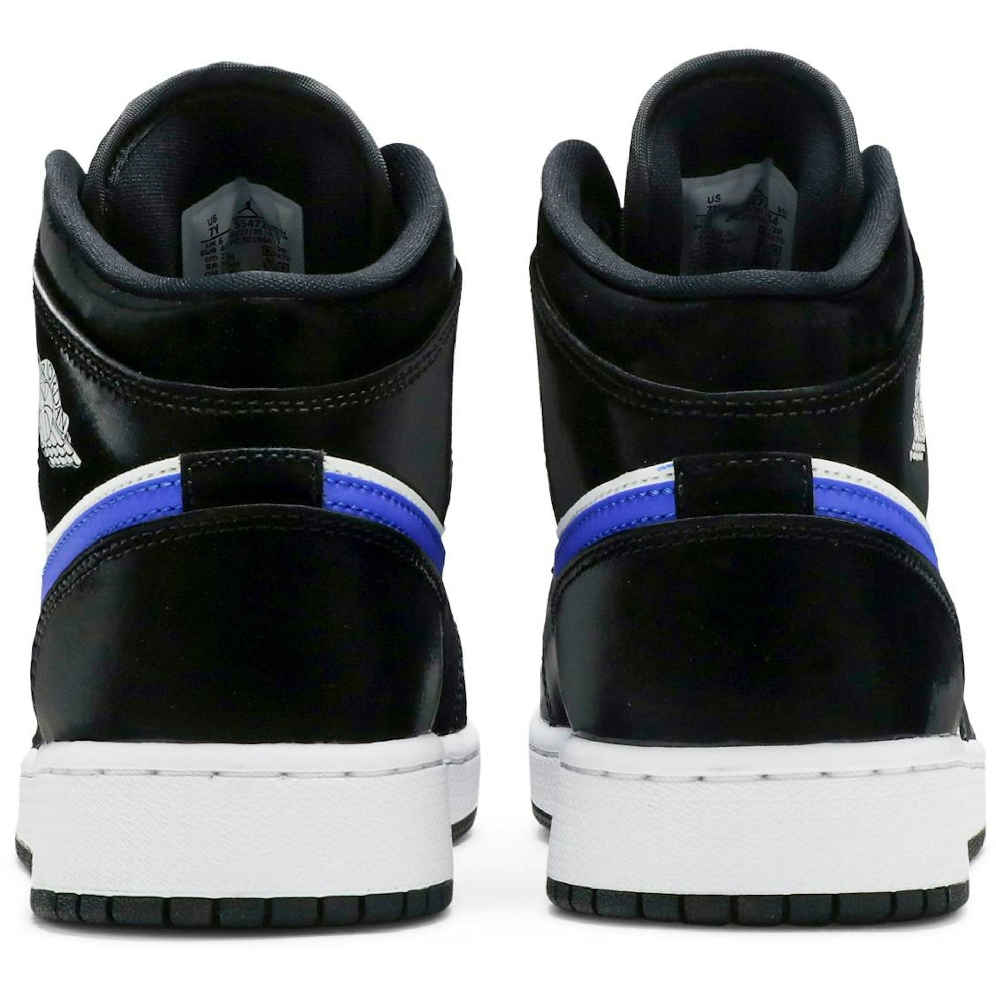 ( Grade School ) Air Jordan 1 Mid ‘Black Racer Blue’ 554725-084