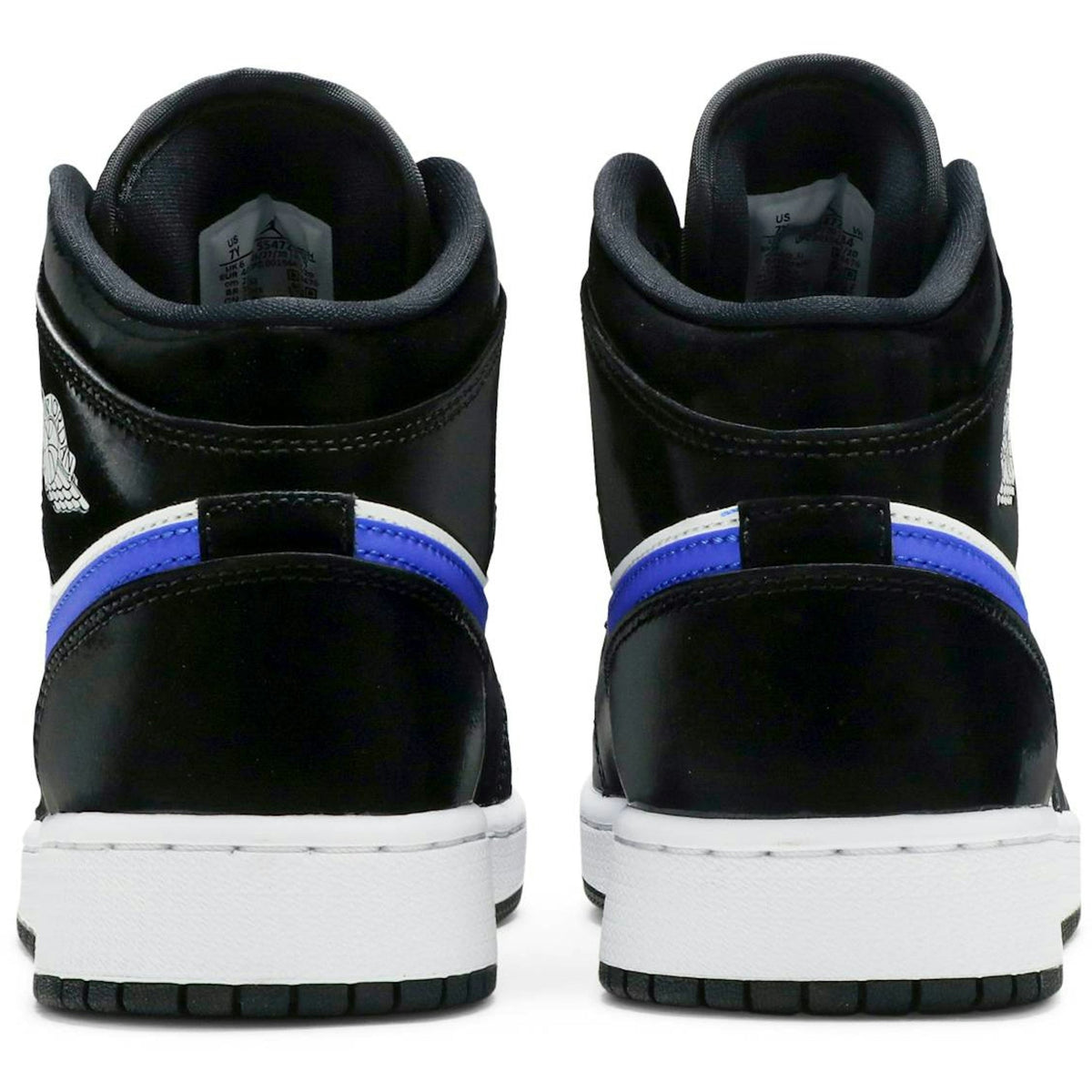 ( Grade School ) Air Jordan 1 Mid 'Black Racer Blue' 554725-084