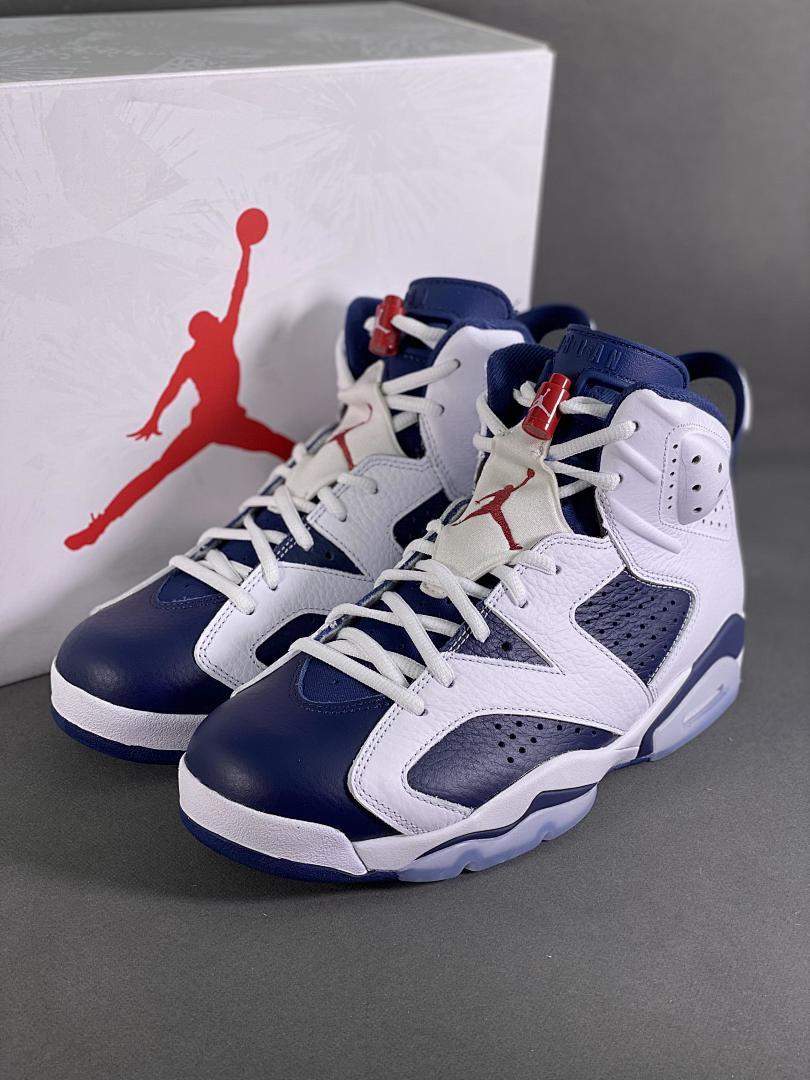 Nike Air Jordan 6 Retro Midnight Navy Men's Sneakers CT8529-141