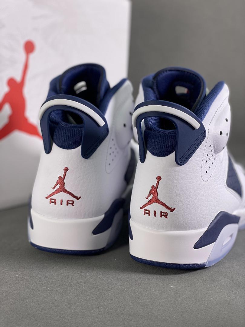 Nike Air Jordan 6 Retro Midnight Navy Men's Sneakers CT8529-141
