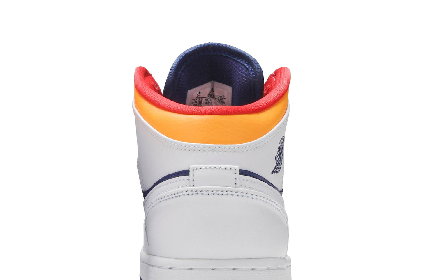 ( Grade School ) Air Jordan 1 Mid ‘White Deep Royal Blue’ 554725-131