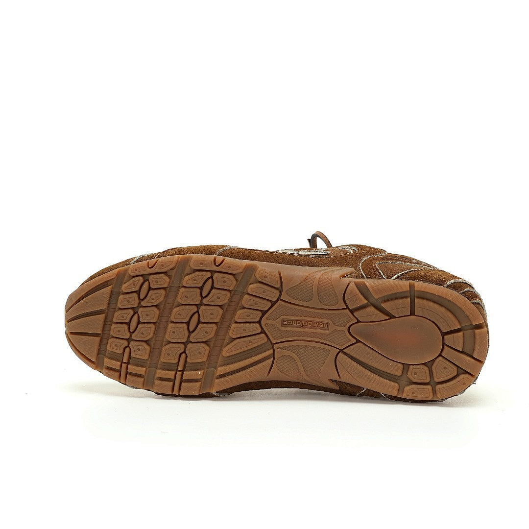 New Balance x AURALEE 860v2 Brown ML860AL2 Men's Running Shoes Suede Distressed Sneakers