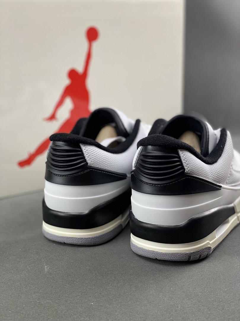 Nike Air Jordan 2 Low White Black Sail DV9956-101 Men's Women's Classic Retro Sneakers