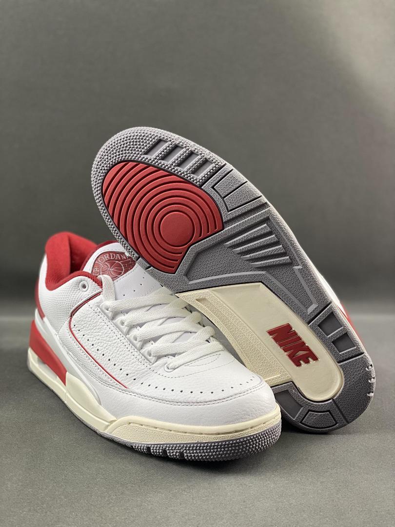 Nike Air Jordan 2 Low Retro White Cherrywood Red DV9956-106 Men's Sneakers
