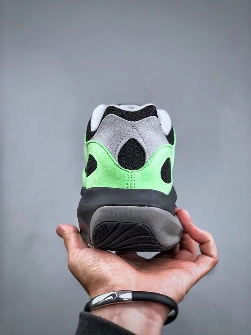 New Balance 9060 U9060GRN Bright Green Black White Men's Running Lifestyle Sneakers