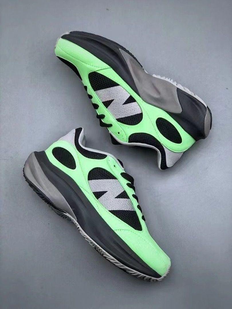 New Balance 9060 U9060GRN Bright Green Black White Men's Running Lifestyle Sneakers