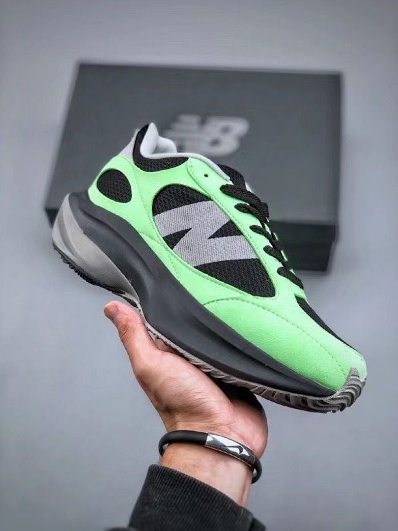 New Balance 9060 U9060GRN Bright Green Black White Men's Running Lifestyle Sneakers