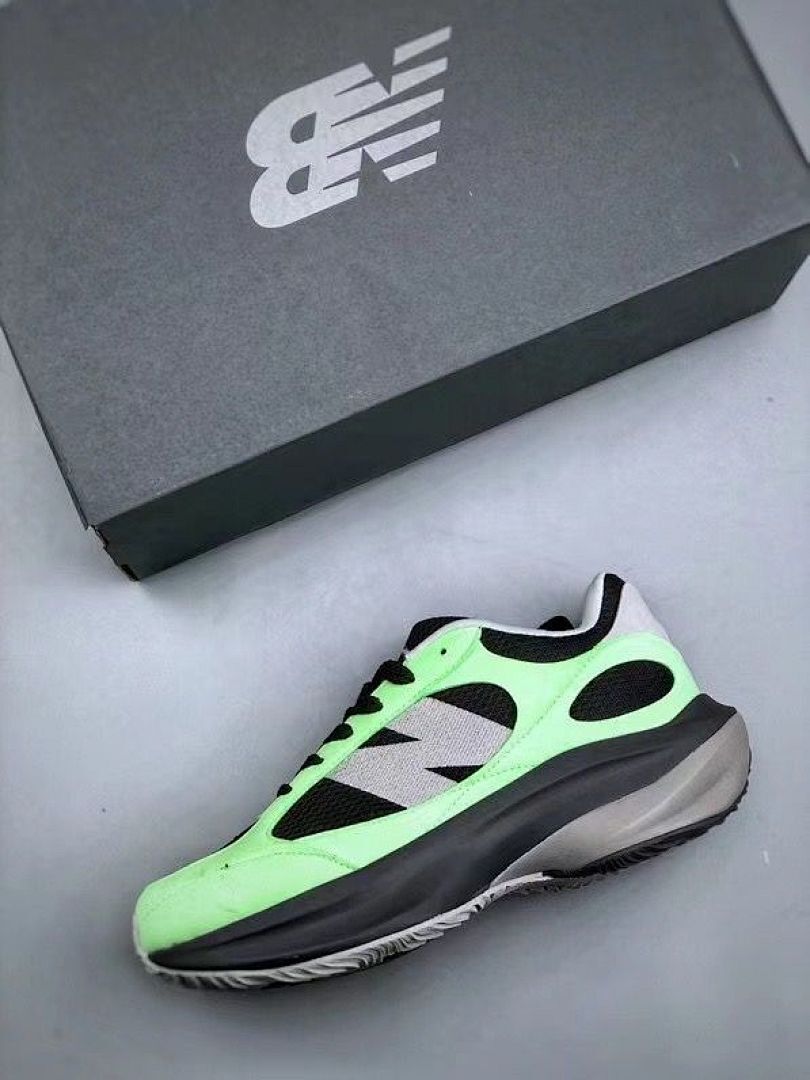 New Balance 9060 U9060GRN Bright Green Black White Men's Running Lifestyle Sneakers