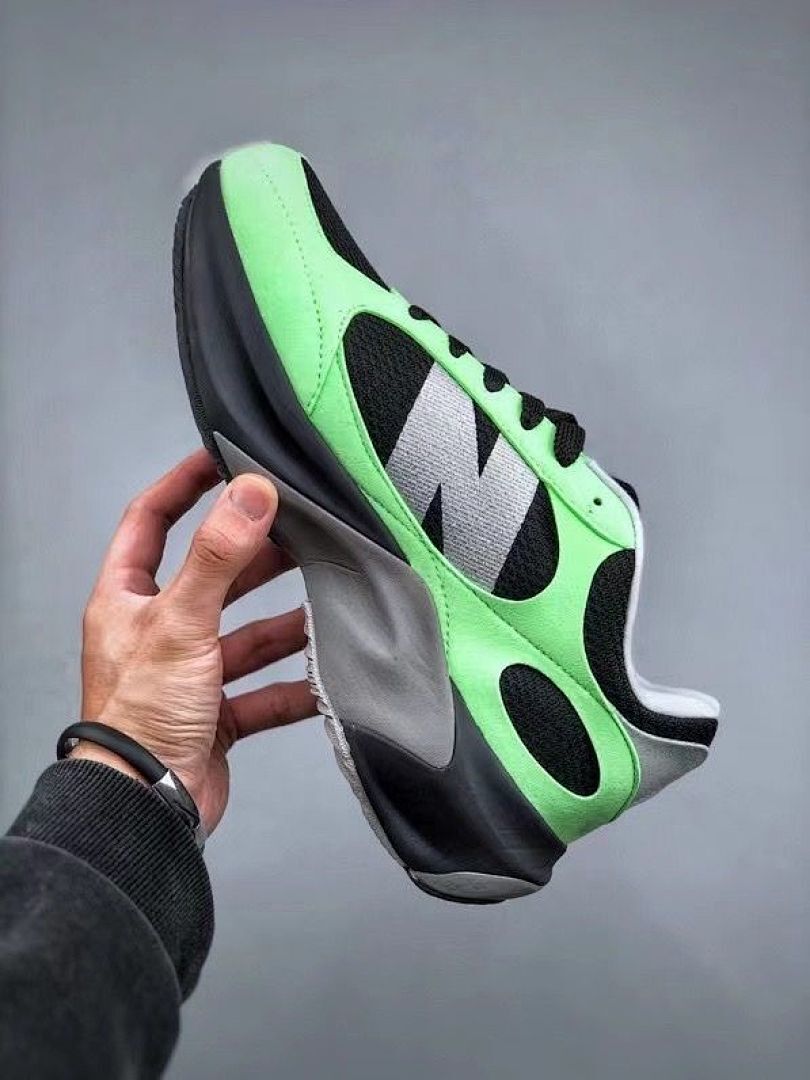 New Balance 9060 U9060GRN Bright Green Black White Men's Running Lifestyle Sneakers