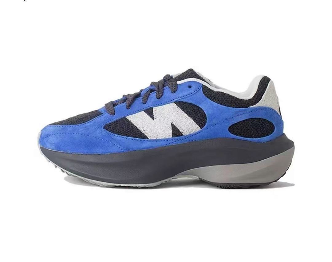 Men's Women's Blue Black Grey Wavrunner M Logo Chunky Sneakers Retro Dad Shoes Trainers Athletic Fashion