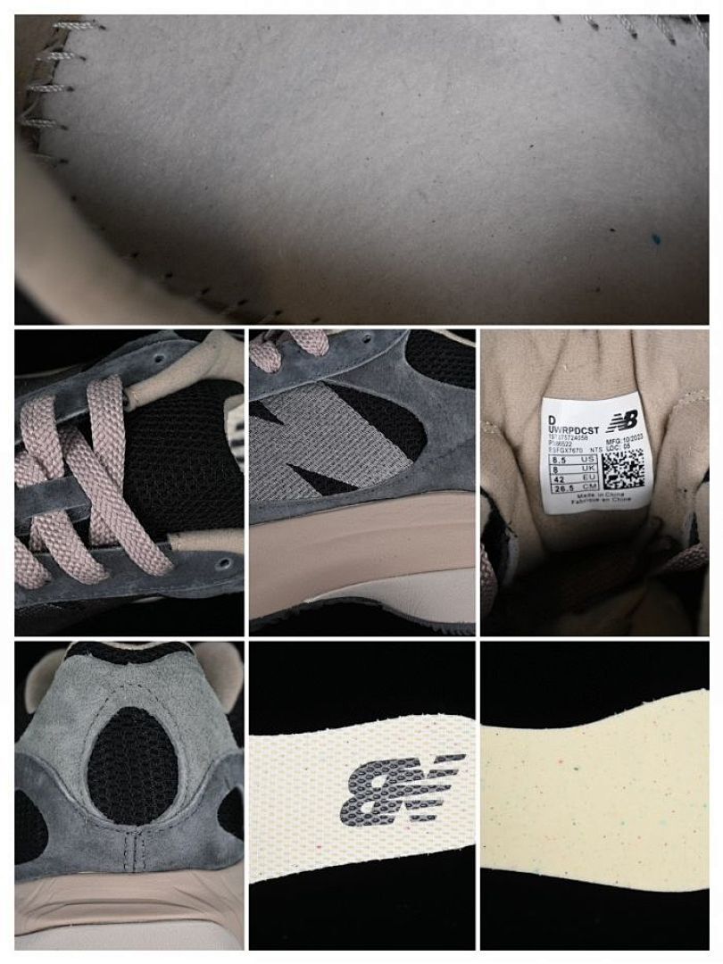 New Balance 9060 Castlerock Grey Black Beige U9060GRY Lifestyle Sneakers Men's Women's Chunky Trainers