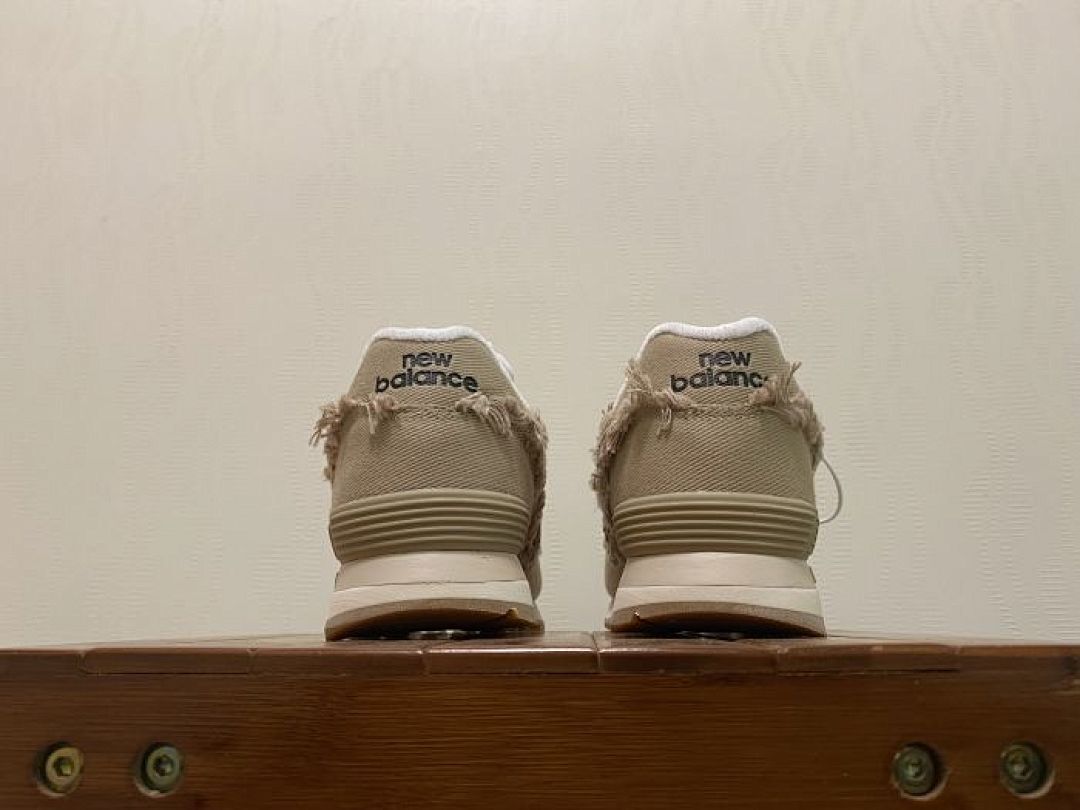 New Balance 574 Protection Pack Refined Future Sandstone U574LGW Men's Women's Lifestyle Sneakers Distressed Frayed Canvas Shoes Khaki Beige