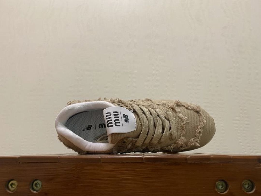 New Balance 574 Protection Pack Refined Future Sandstone U574LGW Men's Women's Lifestyle Sneakers Distressed Frayed Canvas Shoes Khaki Beige