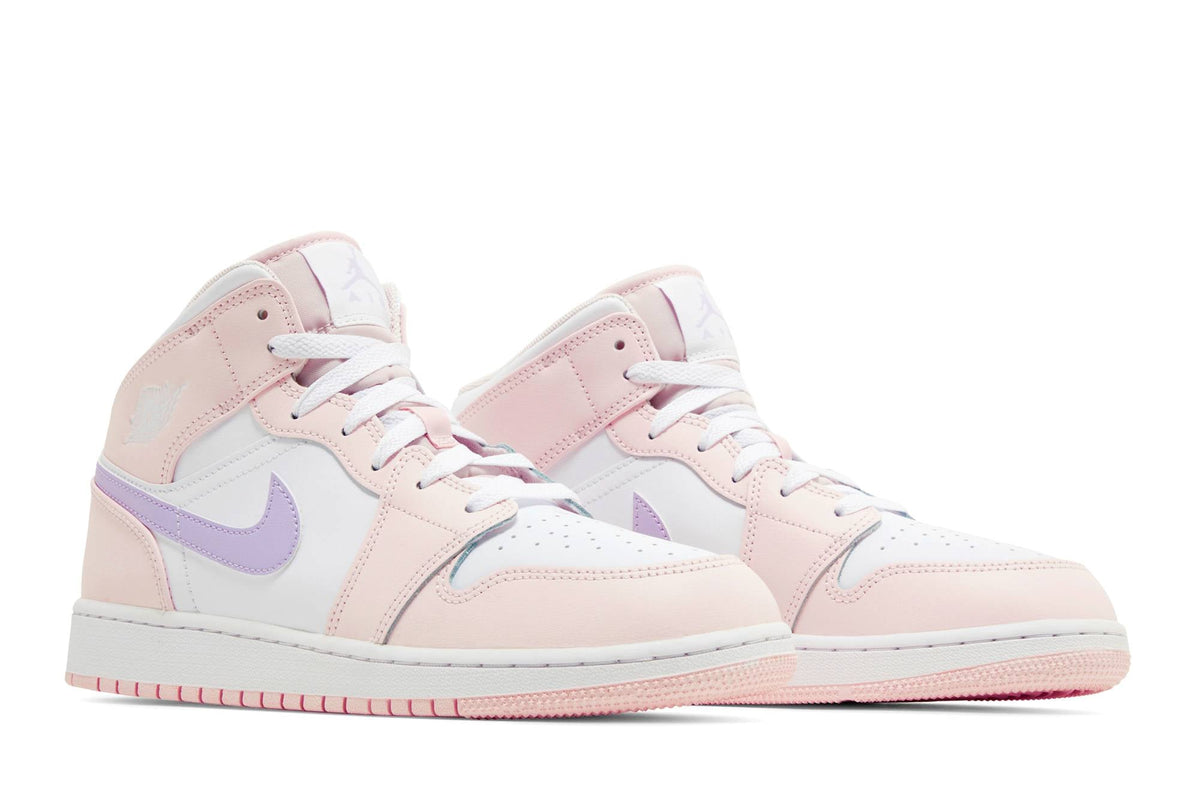 ( Youth ) Air Jordan 1 Mid Pink Wash FD8780-601