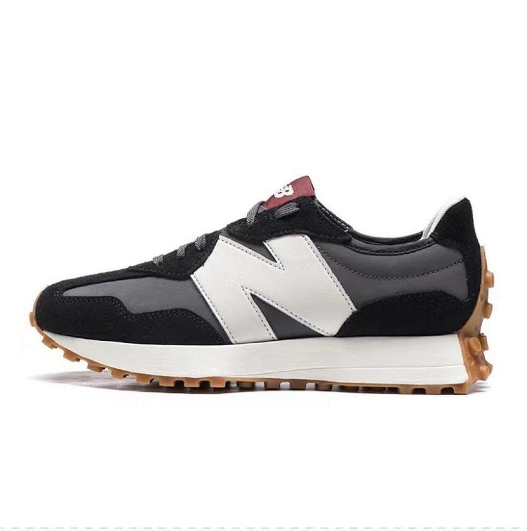 New Balance 327 Castlerock Black Burgundy Gum Sole Men's Lifestyle Sneakers MS327CPG