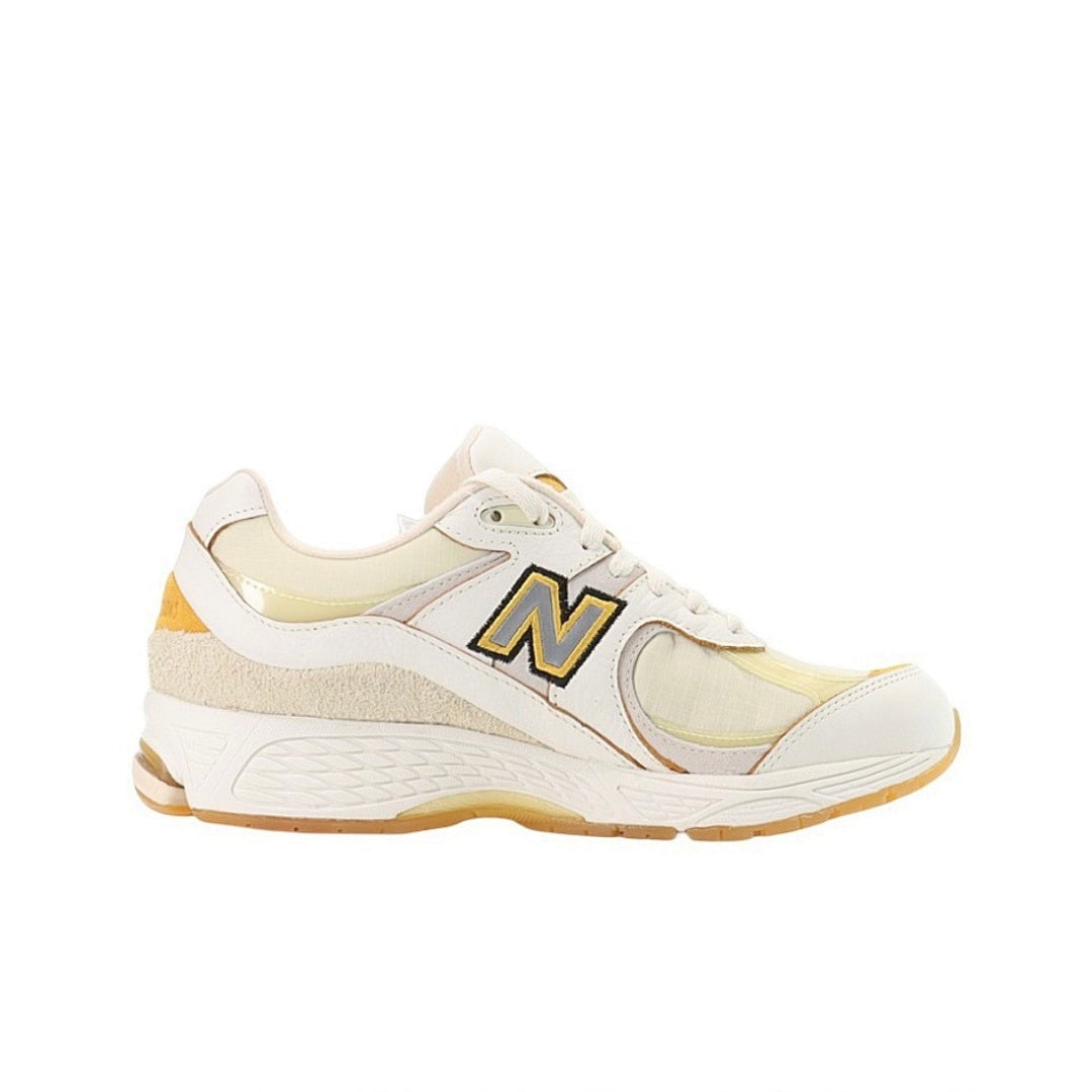 New Balance 2002R Angora Phantom Gold Metallic Cream Yellow M2002RDD Men's Lifestyle Sneakers
