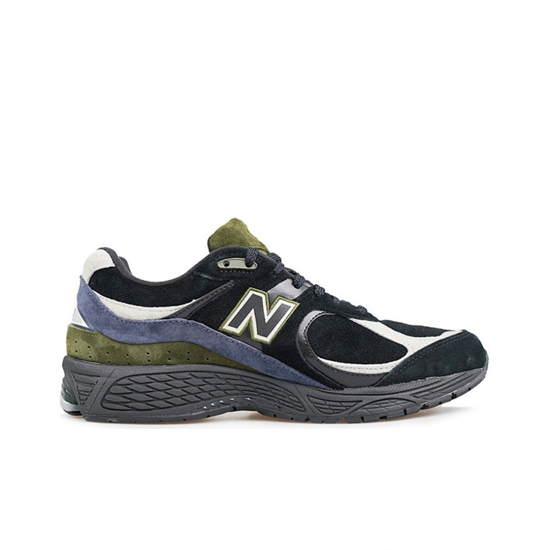 New Balance 2002R M2002RHM Black Slate Blue Deep Olive Men's Women's Lifestyle Sneakers
