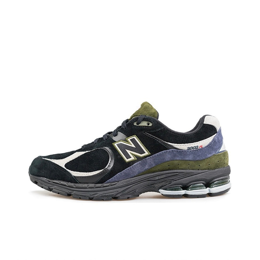 New Balance 2002R M2002RHM Black Slate Blue Deep Olive Men's Women's Lifestyle Sneakers