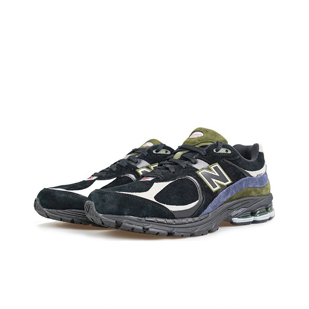 New Balance 2002R M2002RHM Black Slate Blue Deep Olive Men's Women's Lifestyle Sneakers