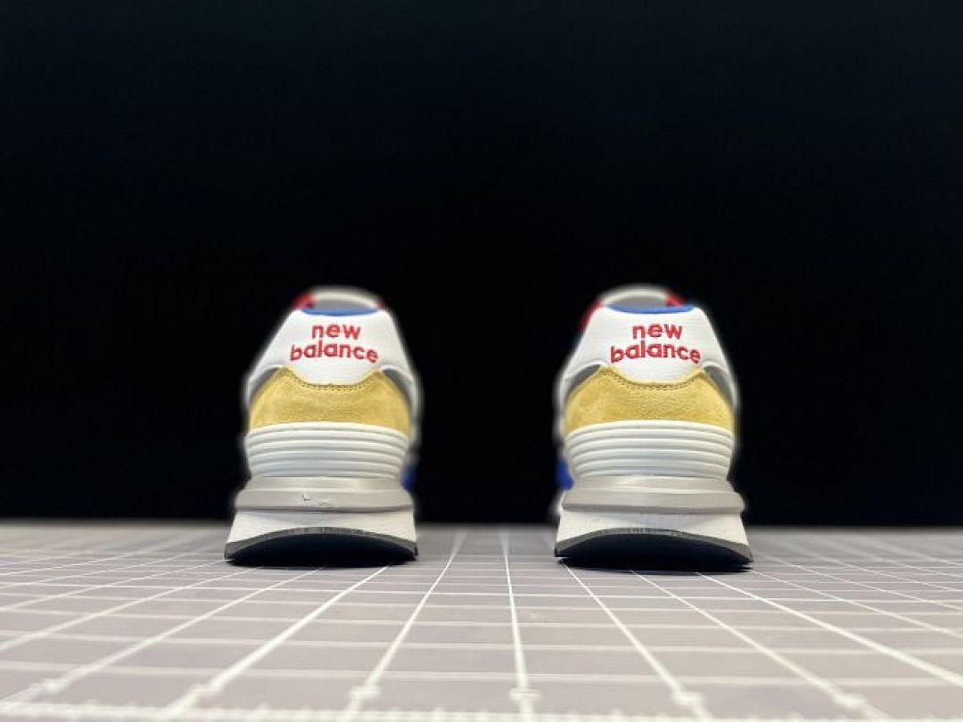 New Balance 574 Legacy U574LGG1 Royal Blue Yellow White Grey Red Accent Lifestyle Sneakers