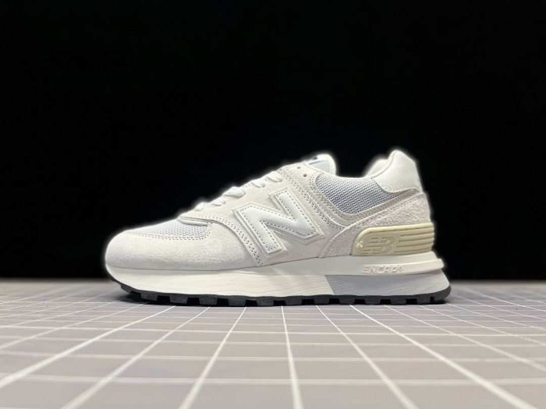 New Balance 574 Legacy White Moonbeam Sneakers U574LGG3 Lifestyle Shoes with ENCAP Chunky Sole