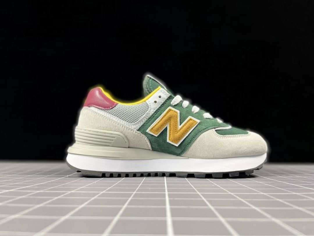 New Balance 574 Legacy Green Burgundy U574LGSA Men's Women's Lifestyle Sneakers