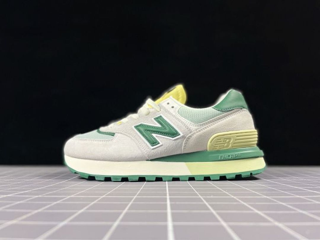 New Balance 574 Legacy Men's Women's Lifestyle Sneakers - Green Haze / Grey Matter (M574LGG1)