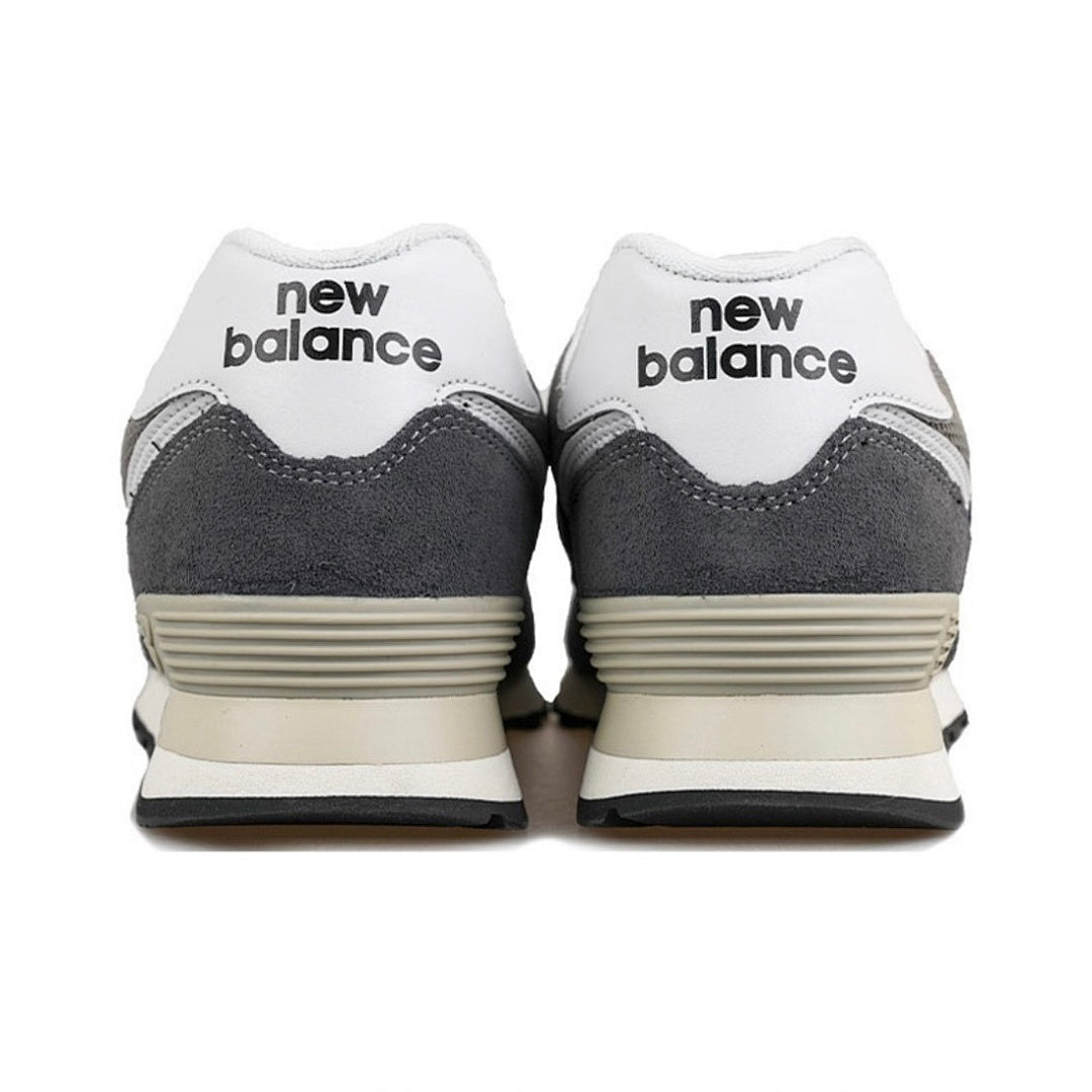 New Balance 574 Classic Lifestyle Sneakers Shoes ML574EVG Castlerock Grey White