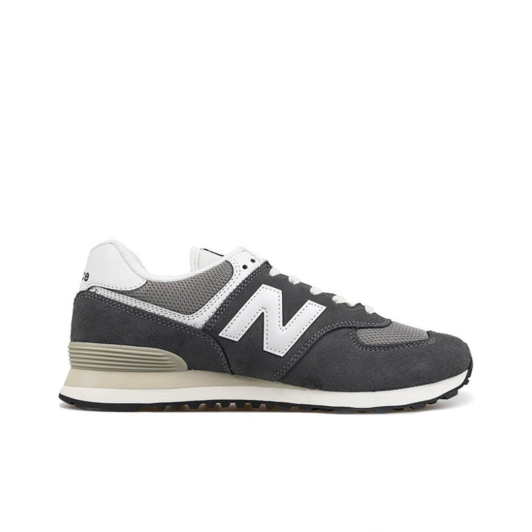 New Balance 574 Classic Lifestyle Sneakers Shoes ML574EVG Castlerock Grey White