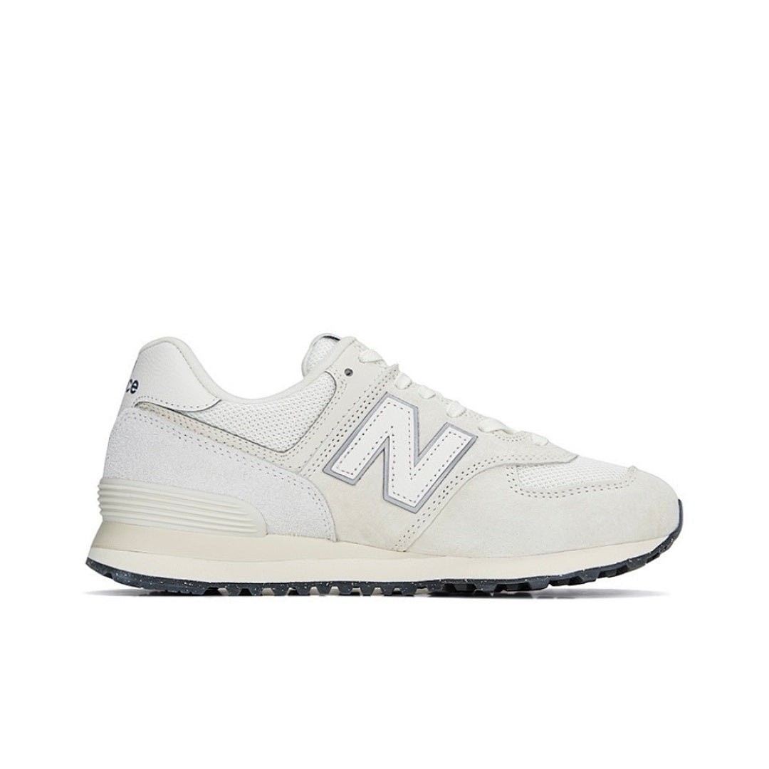 New Balance 574 Bone Cream White Sneakers