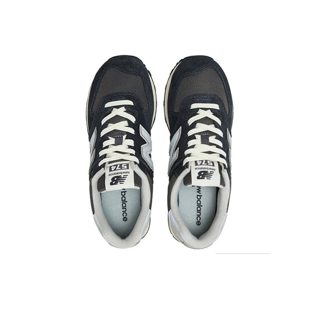 New Balance 574 Core Men's Women's Lifestyle Sneakers ML574EVG Navy Grey White Suede Mesh ENCAP Classic Shoes