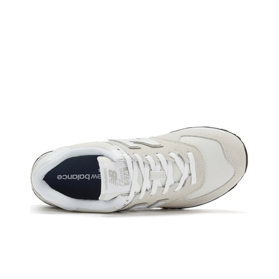 New Balance 574 ML574EVW Sea Salt with White Cream Beige Classic Casual Lifestyle Sneakers Shoes