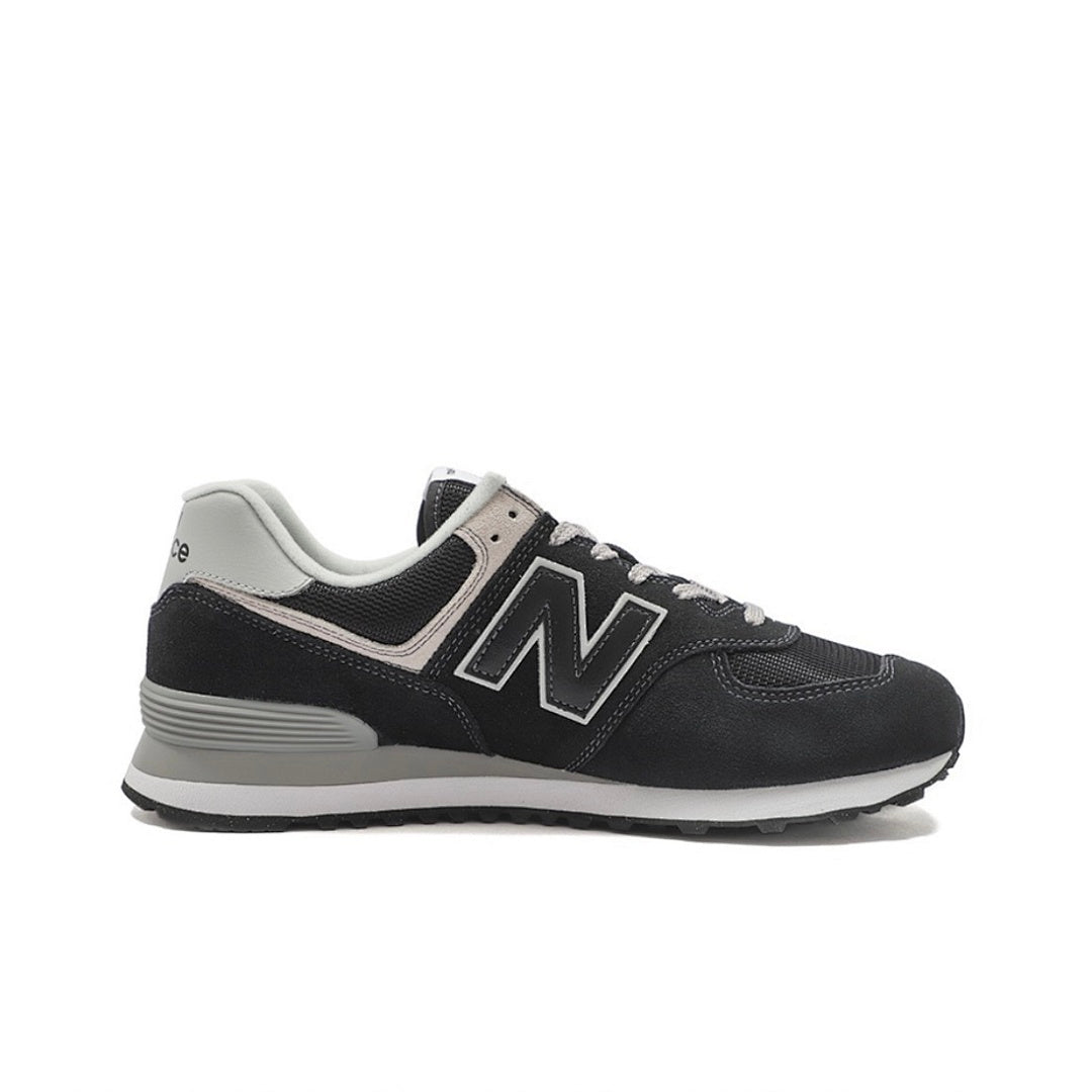 New Balance 574 Men's Classic Lifestyle Sneakers Black Grey ML574ENCAP