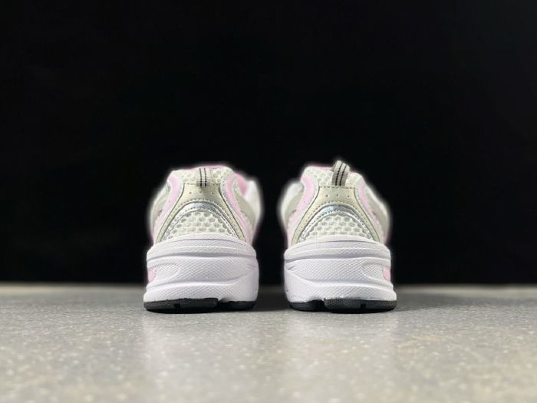 New Balance 530 MR530CC White Pink Silver Metallic Lifestyle Running Sneakers
