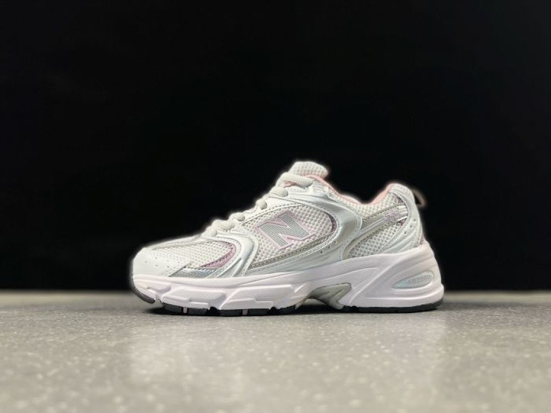 New Balance 530 White Pink Silver Mesh Sneakers MR530 Lifestyle Trainers Women's Men's Athletic Running Shoes