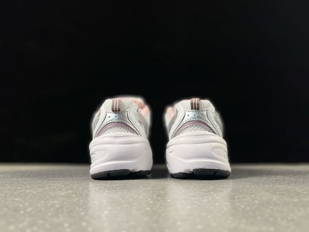 New Balance 530 White Pink Silver Mesh Sneakers MR530 Lifestyle Trainers Women's Men's Athletic Running Shoes