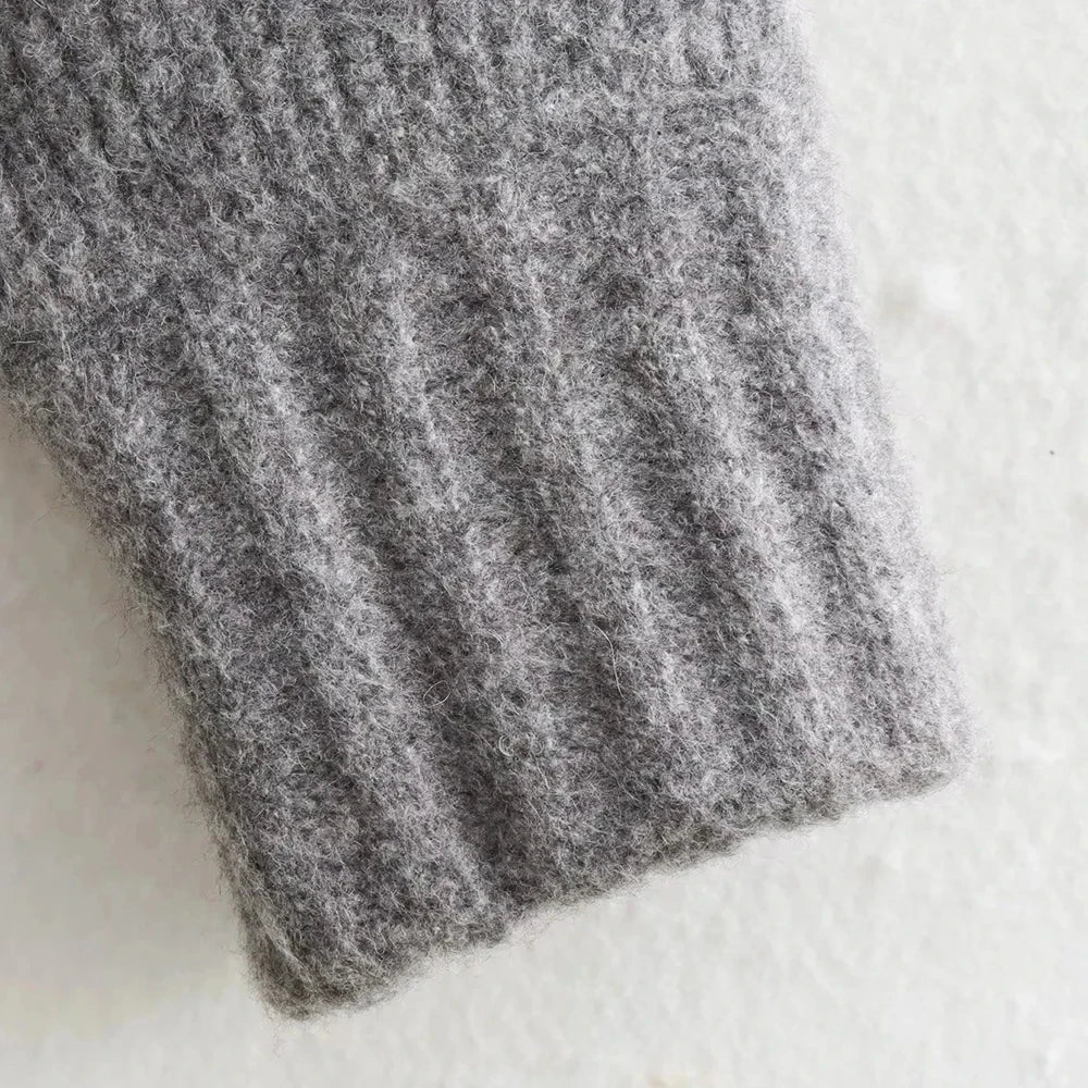 Sweaters Women Knitted Cardigan Autumn Winter Zipper