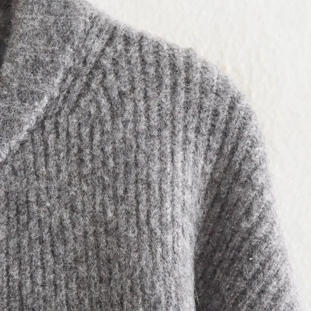 Sweaters Women Knitted Cardigan Autumn Winter Zipper