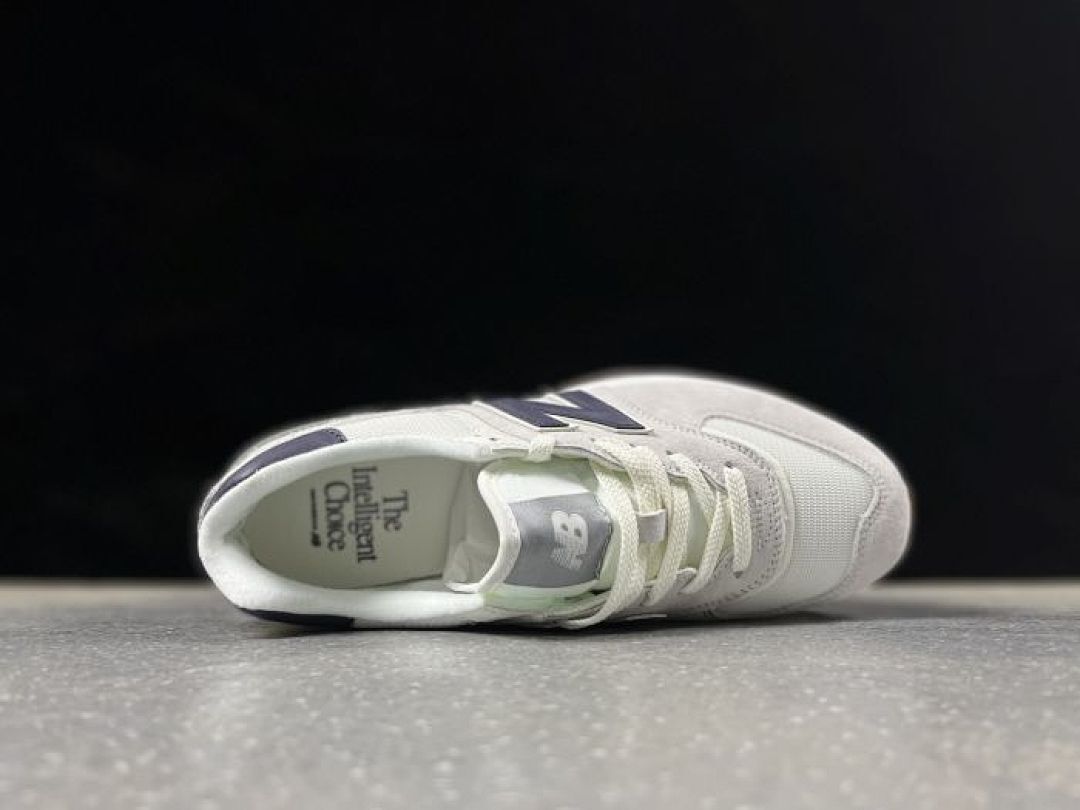 New Balance 574 Stacked Platform Lifestyle Sneakers Women's WL574ZAC Raincloud Eclipse Moonbeam Grey Navy