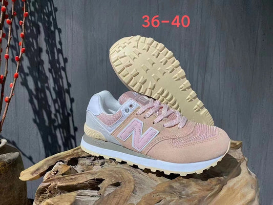 New Balance 574 Women's Rose Pink Suede Mesh ENCAP Lifestyle Sneakers