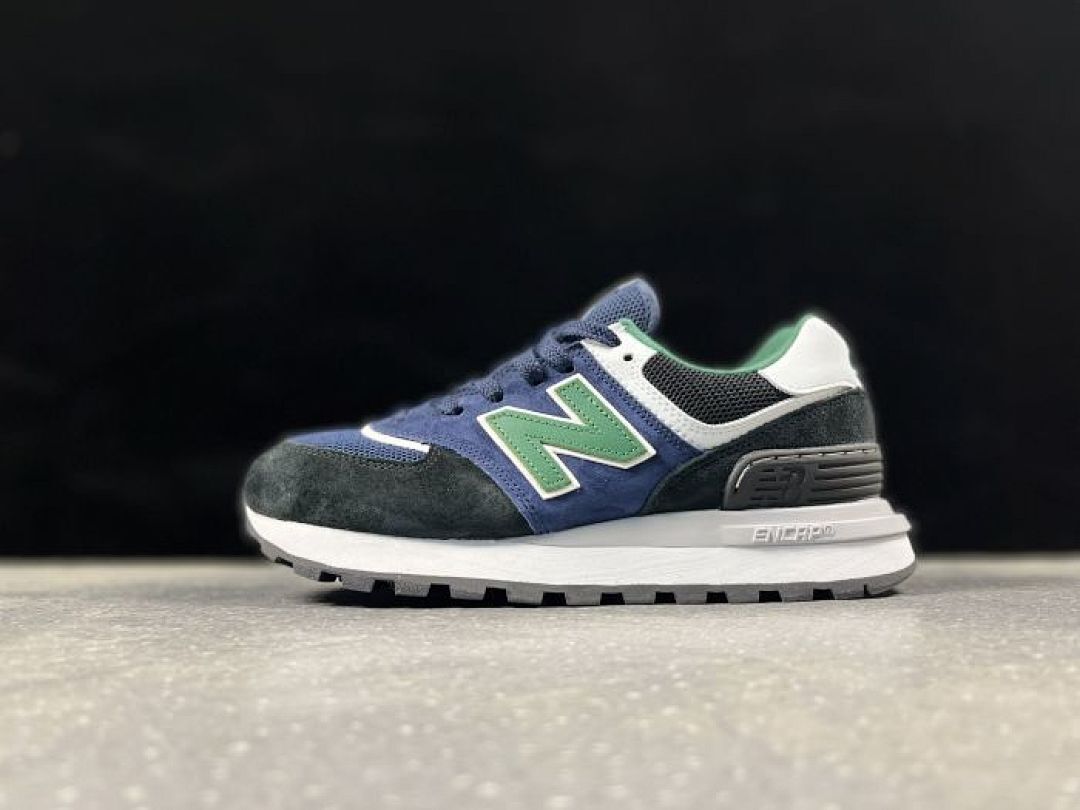 New Balance 574 Legacy ML574LGG Men's Navy Green Black White Lifestyle Sneakers Shoes