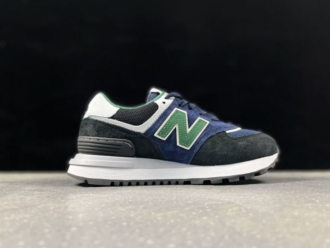 New Balance 574 Legacy ML574LGG Men's Navy Green Black White Lifestyle Sneakers Shoes