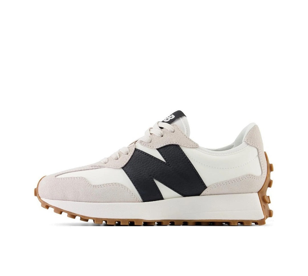 New Balance 327 Moonbeam with Black Gum Sole Lifestyle Sneakers MS327FE