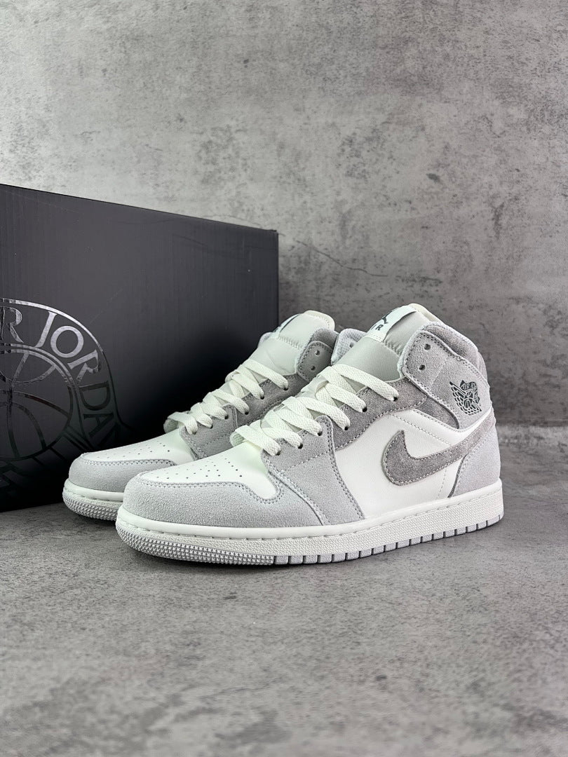 Air Jordan 1 High OG "Stealth" Grey White Men's Sneakers 555088-037