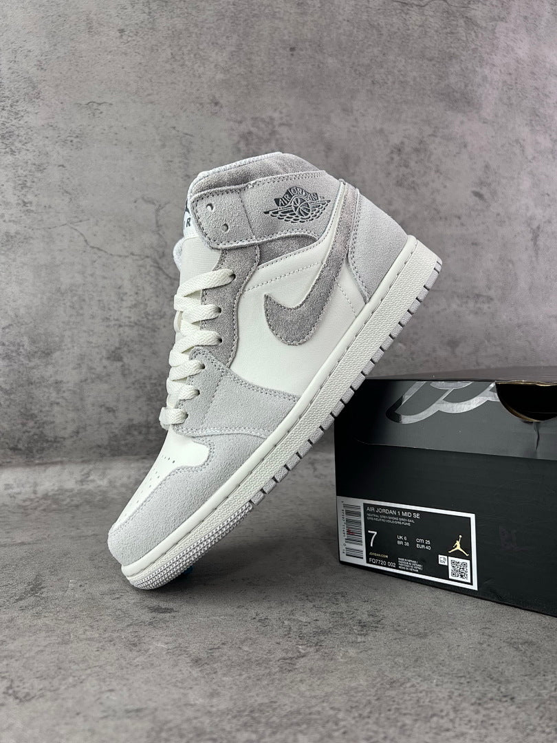 Air Jordan 1 High OG "Stealth" Grey White Men's Sneakers 555088-037