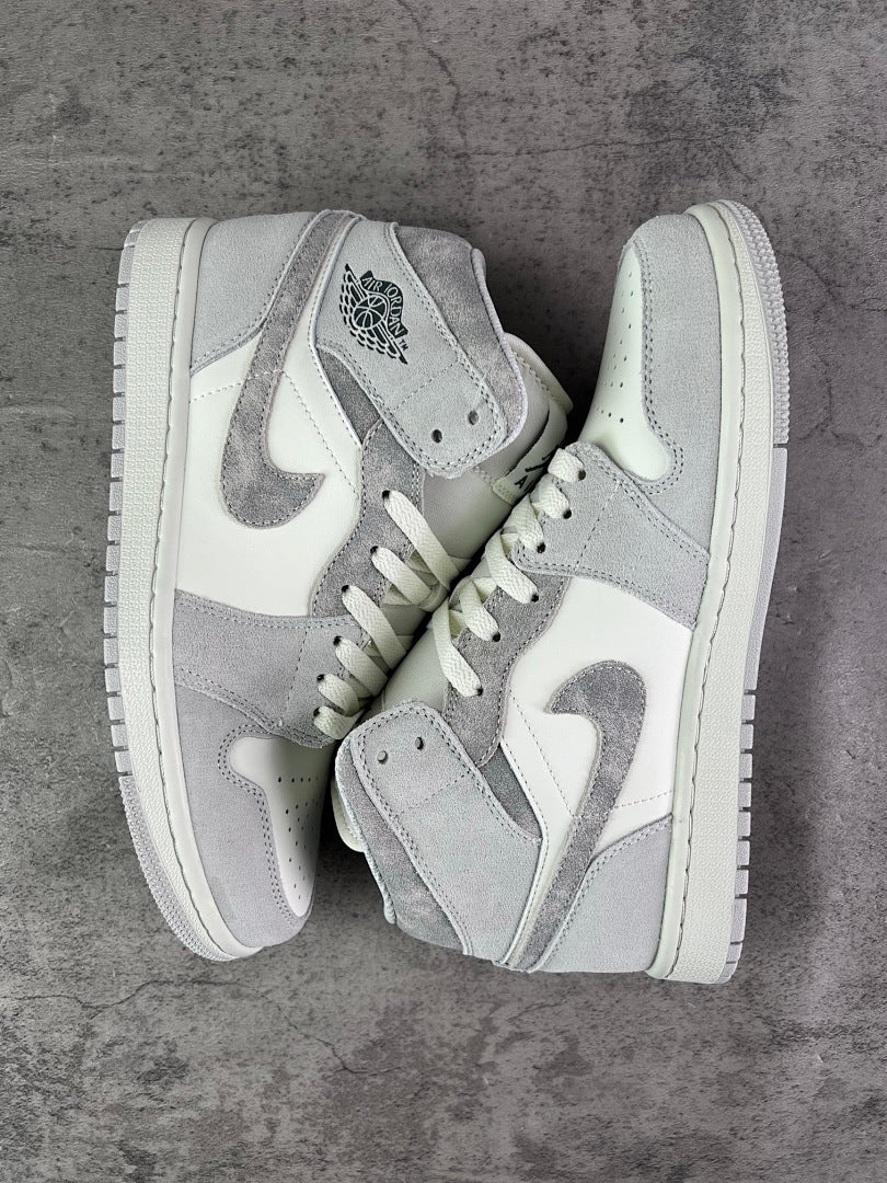 Air Jordan 1 High OG "Stealth" Grey White Men's Sneakers 555088-037