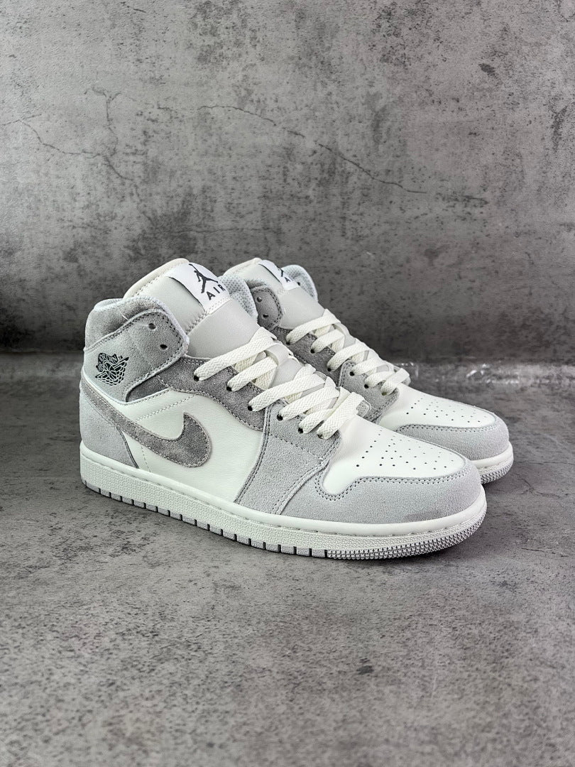 Air Jordan 1 High OG "Stealth" Grey White Men's Sneakers 555088-037